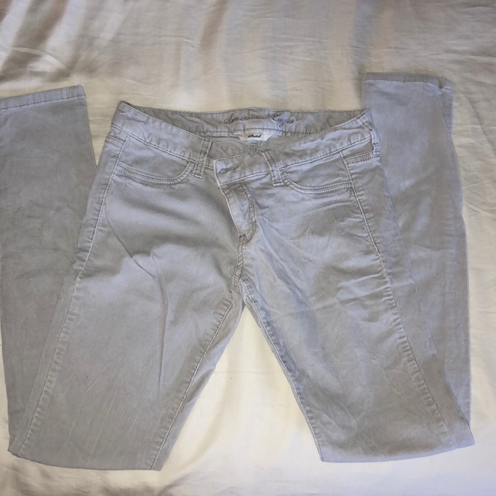 Grey corduroy jegging
